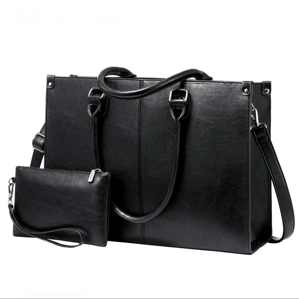 Work Bag (2) Drink Holders, Built in Laptop Holder, Wristlet Included